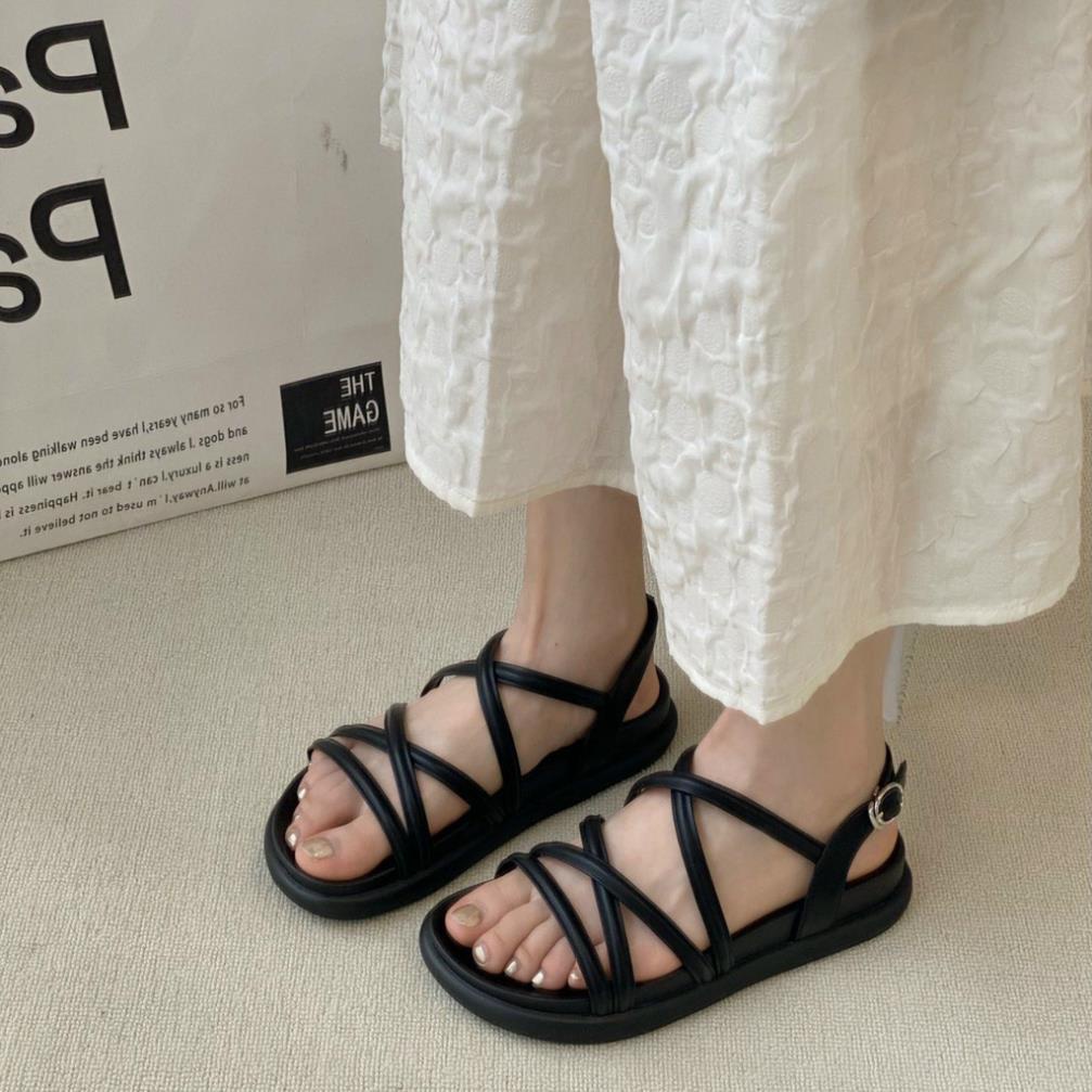 Dép Sandal Nữ chun chéo nhiều dây siêu đẹp mới
