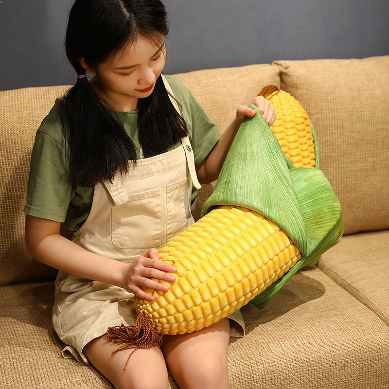 Gối Ôm Nhồi Bông Hình Trái Bắp Dễ Thương