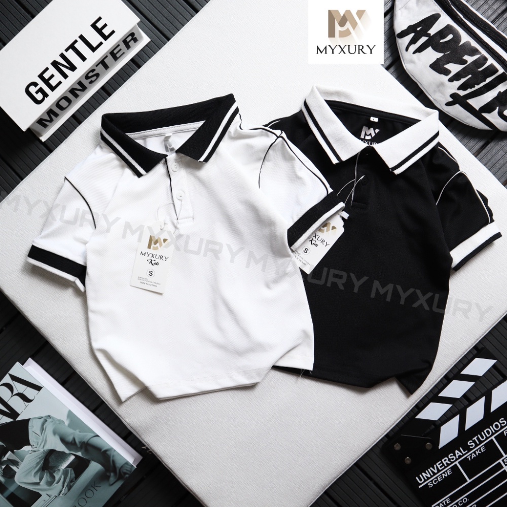 Áo Polo cho bé trai mã P01 phong cách hàn quốc siêu đẹp, chất liệu Cotton co giãn 4 chiều thoáng mát SIÊU HOT