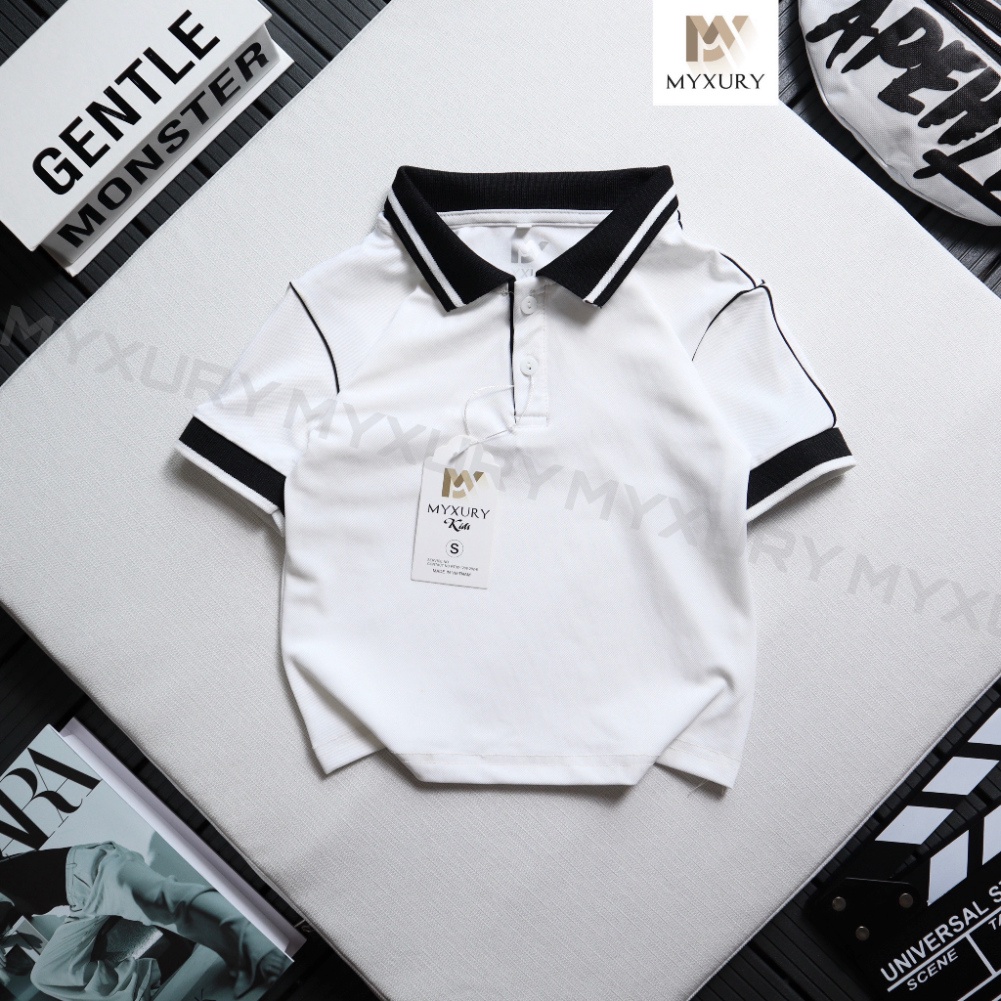 Áo Polo cho bé trai mã P01 phong cách hàn quốc siêu đẹp, chất liệu Cotton co giãn 4 chiều thoáng mát SIÊU HOT