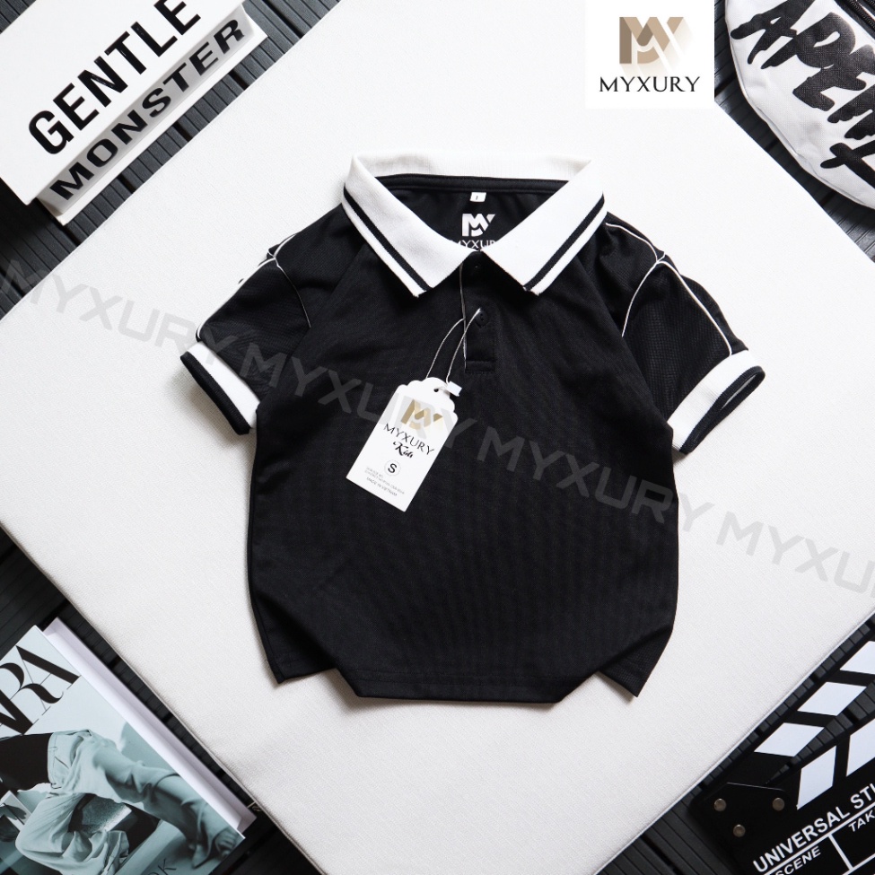 Áo Polo cho bé trai mã P01 phong cách hàn quốc siêu đẹp, chất liệu Cotton co giãn 4 chiều thoáng mát SIÊU HOT