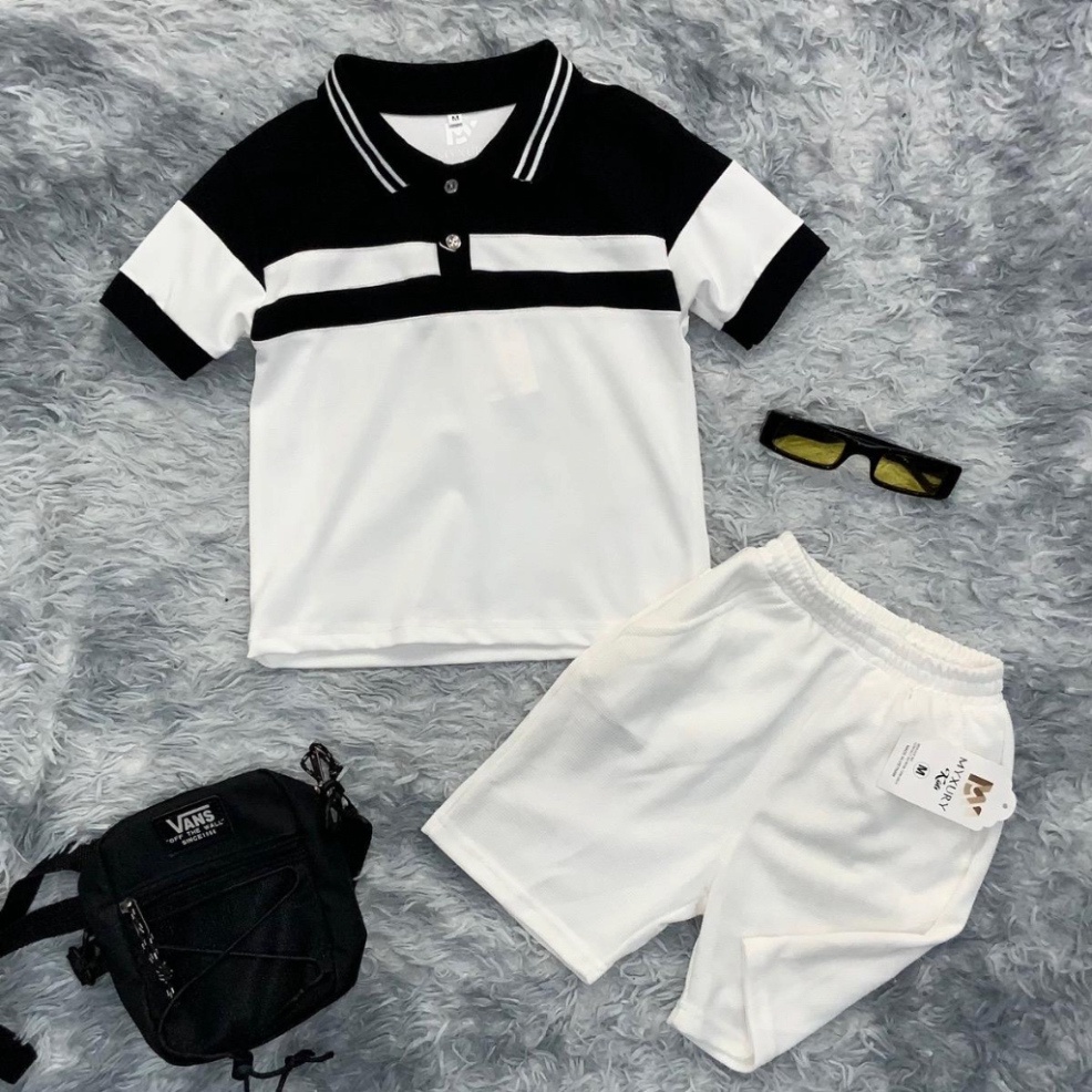 Bộ quần áo cho bé trai phối màu siêu đẹp, chuẩn form cho các bé size từ 10-35kg SIÊU HOT