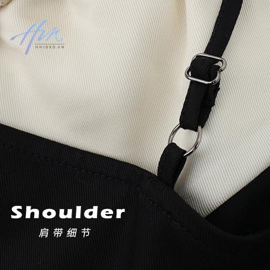 Áo Hai Dây Vải Satin Màu Trắng Đen Thời Trang Quyến Rũ Cho Nữ