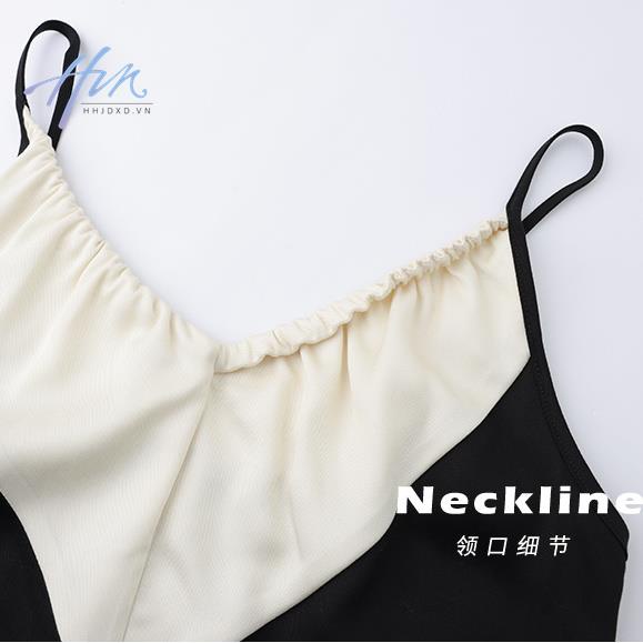 Áo Hai Dây Vải Satin Màu Trắng Đen Thời Trang Quyến Rũ Cho Nữ