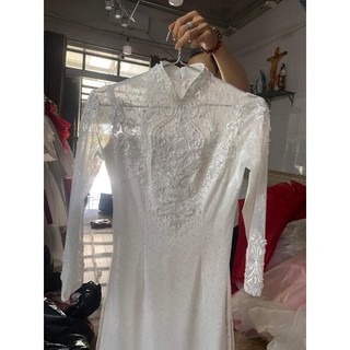 Bộ áo dài cô dâu (không  kèm von)