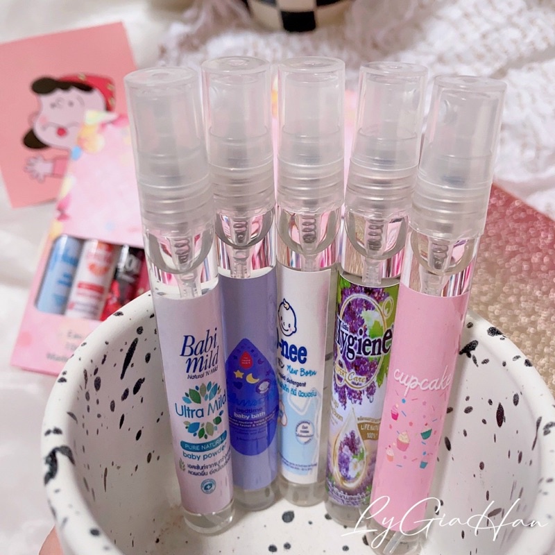 Set 5 chiết nước hoa Thái Lan thơm