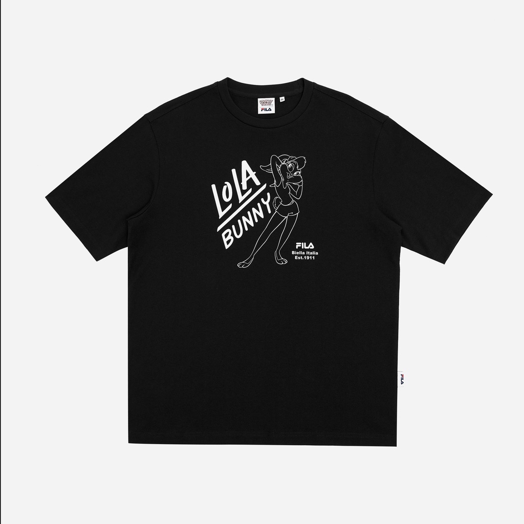 Áo thun tay ngắn thời trang unisex Looney Tunes x Fila - FW2RSF1140X-BLK