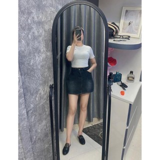 ds Áo thun croptop cổ tròn tay ngắn ôm boby ( Hàng có sẵn ) 4w