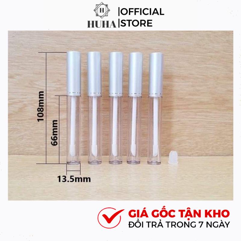 Vỏ Chai Lọ Lip Môi 5ml Nắp Bạc Đựng Son Kem, Dầu Dừa