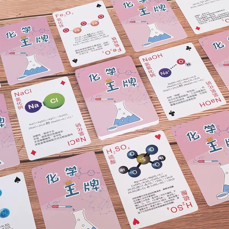 Bộ Thẻ Bài Trò Chơi Giải Trí Hóa Học Sáng Tạo Cho Học Sinh Trung Học