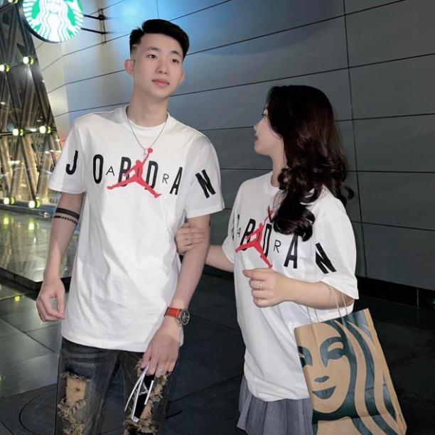Áo thun nam nữ unisex JORDAN basic tee phông Form Unisex Tay Lỡ Vải Cotton 100%