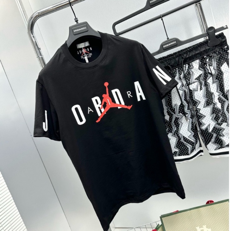 Áo thun nam nữ unisex JORDAN basic tee phông Form Unisex Tay Lỡ Vải Cotton 100%
