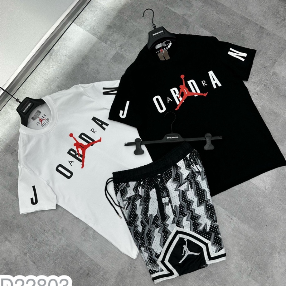 Áo thun nam nữ unisex JORDAN basic tee phông Form Unisex Tay Lỡ Vải Cotton 100%