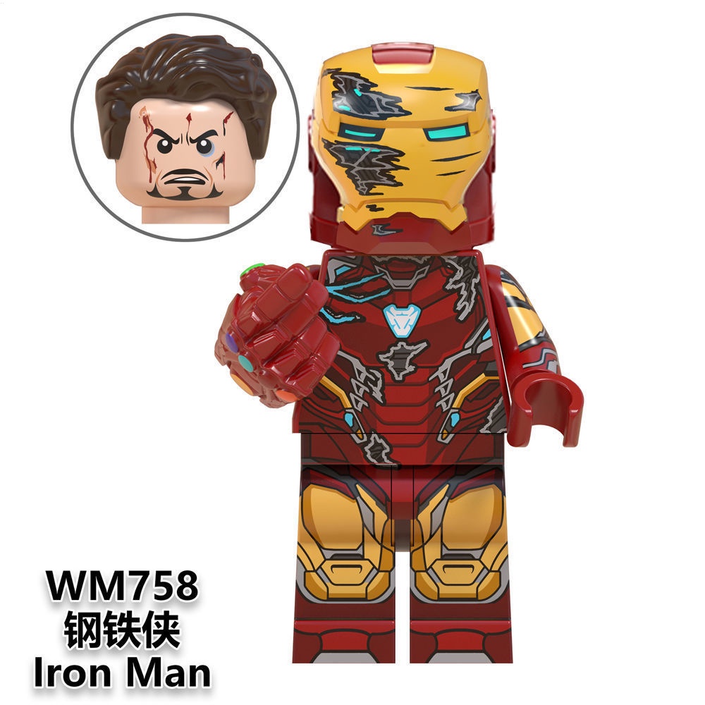 Mô Hình Lego Nhân Vật Iron Man mk50 mk85 Trong Avengers 4