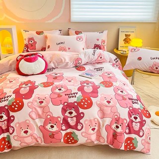 Bộ Ga Gối Cotton 3 Món Gồm 1 Ga trải giường + 2 vỏ gối nằm (Hàng loại 1)