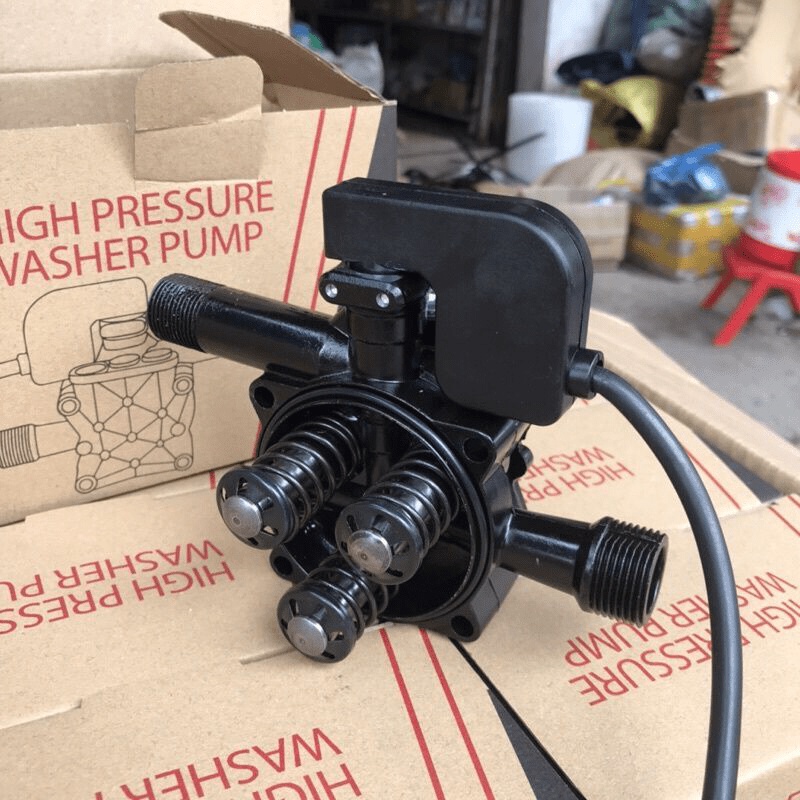 SALE  Bộ đầu bơm máy rửa xe mini có kèm rơ le điện, máy xịt rửa xe gia đình ( LƯU Ý ĐẶT HÀNG KIỂM TRA CHUẨN