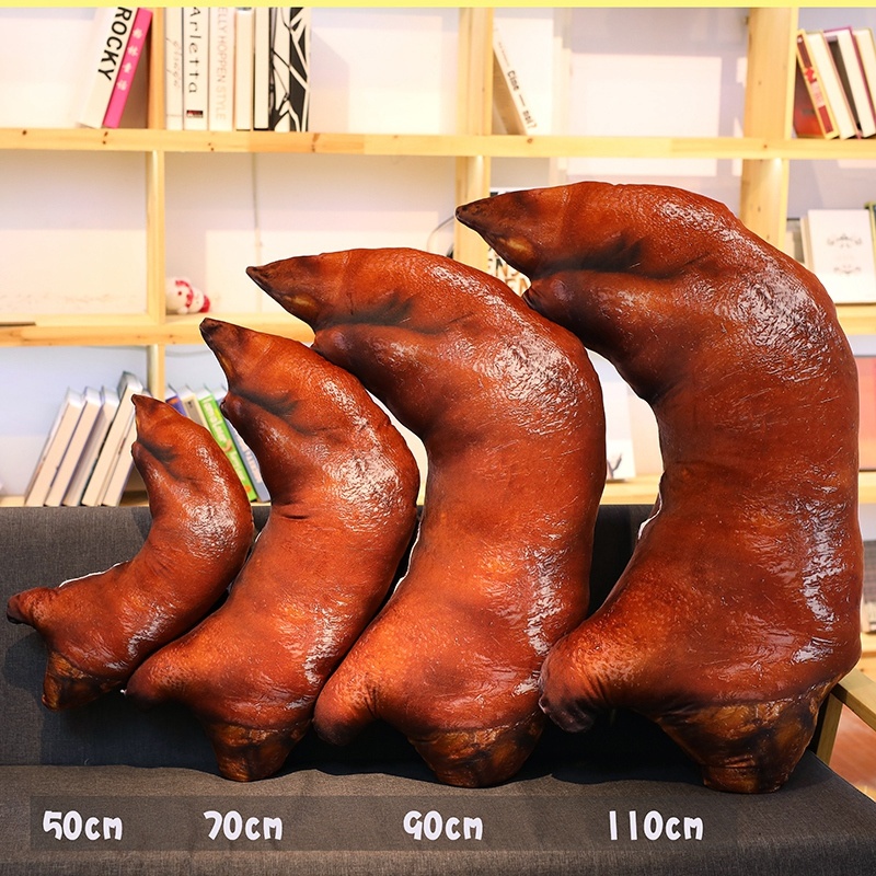Thú Nhồi Bông Hình Bàn Chân Heo 3D Sáng Tạo