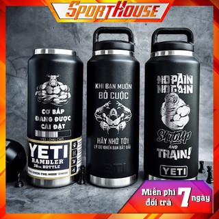 Bình yeti sức mạnh 12 con giáp inox 304 vỏ carbon chống xước Fan House độc quyền phân phối