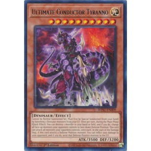 Thẻ Bài Yugioh Ultimate Conductor Tyranno - WISU-EN009 - Rare 1st Edition