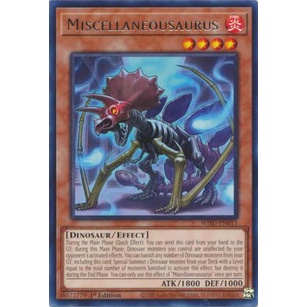 Thẻ Bài Yugioh Miscellaneousaurus - WISU-EN011 - Rare 1st Edition
