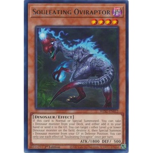 Thẻ Bài Yugioh Souleating Oviraptor - WISU-EN012 - Rare 1st Edition