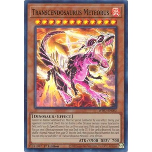 Thẻ Bài Yugioh Transcendosaurus Meteorus - WISU-EN002 - Super Rare 1st Edition