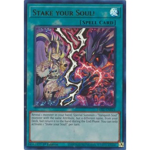 Thẻ Bài Yugioh Stake Your Soul! - WISU-EN023 - Ultra Rare 1st Edition