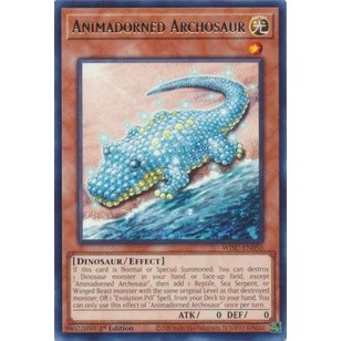 Thẻ bài yugioh animadorned archosaur - wisu-en050 - rare 1st edition