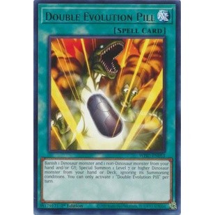 Thẻ bài yugioh double evolution pill - wisu-en053 - rare 1st edition