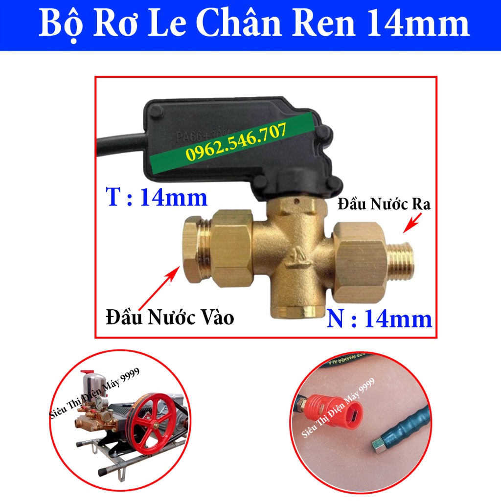SALE Rơ le tự ngắt cho máy rửa xe dây đai curoa, máy rửa xe cao áp