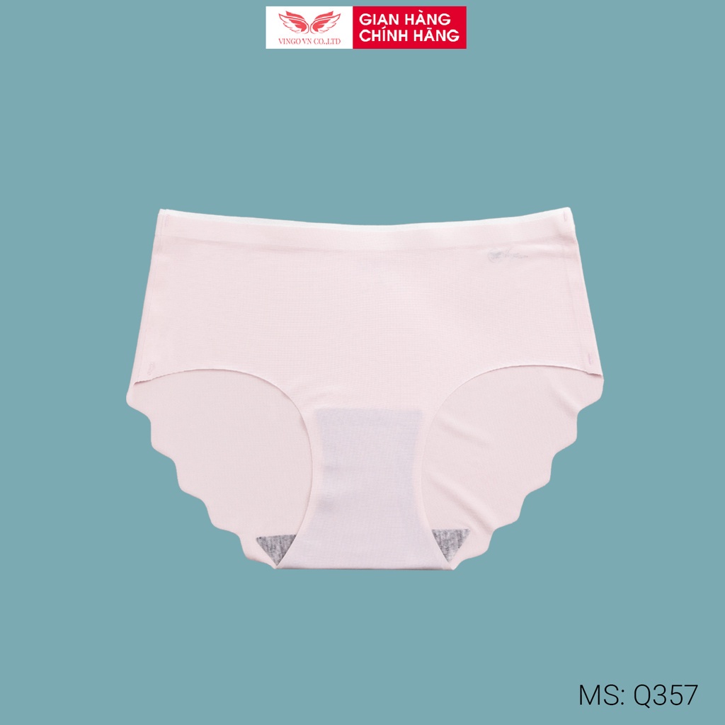 Combo 5 quần lót nữ su cạp cao gen bụng VINGO viền sóng không hằn đáy 2 lớp cotton kháng khuẩn hàng Việt Nam CB39 VNGO