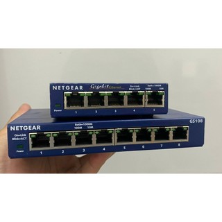 Netgear gs108 , gs105 bộ chia mạng switch 5 cổng và 8 cổng 1gbps , gigabit ethernet unmanaged