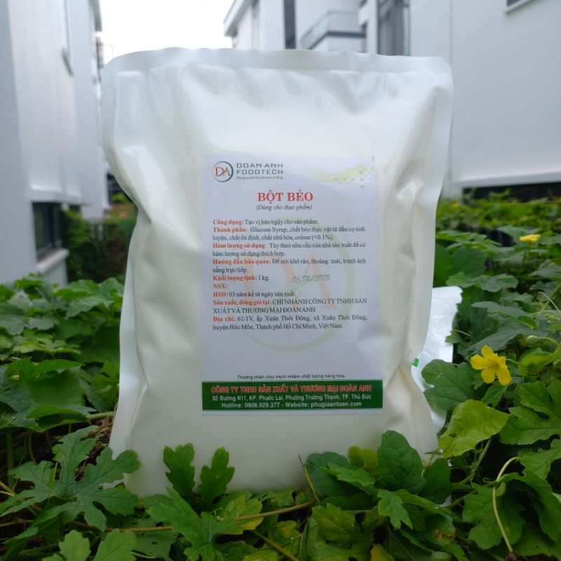 Bột béo làm chả lụa, xúc xích, bò viên, cá viên, chả chay