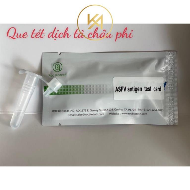 Que Thử Nhanh Dịch Tả  Heo,lợn Châu Phi (ASFV Ag Rapid Test Card) 🐖🐖🐖
