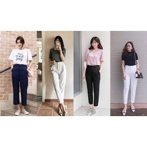 Quần baggy nữ ống đứng 78000