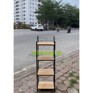 (Ship hoả tốc ) Kệ sách sắt đa năng 4 tầng dài 40cm