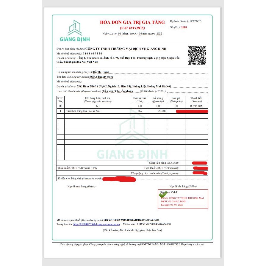 Nước Hoa Vùng Kín FOELLIE 5ml Nước Hoa Bím Thơm Lâu Giúp Cô Bé Bim Bim Thơm Nhẹ Nhàng Quyến Rũ - DORIS