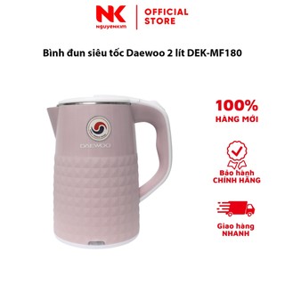 Bình đun siêu tốc daewoo 2 lít dek-mf180