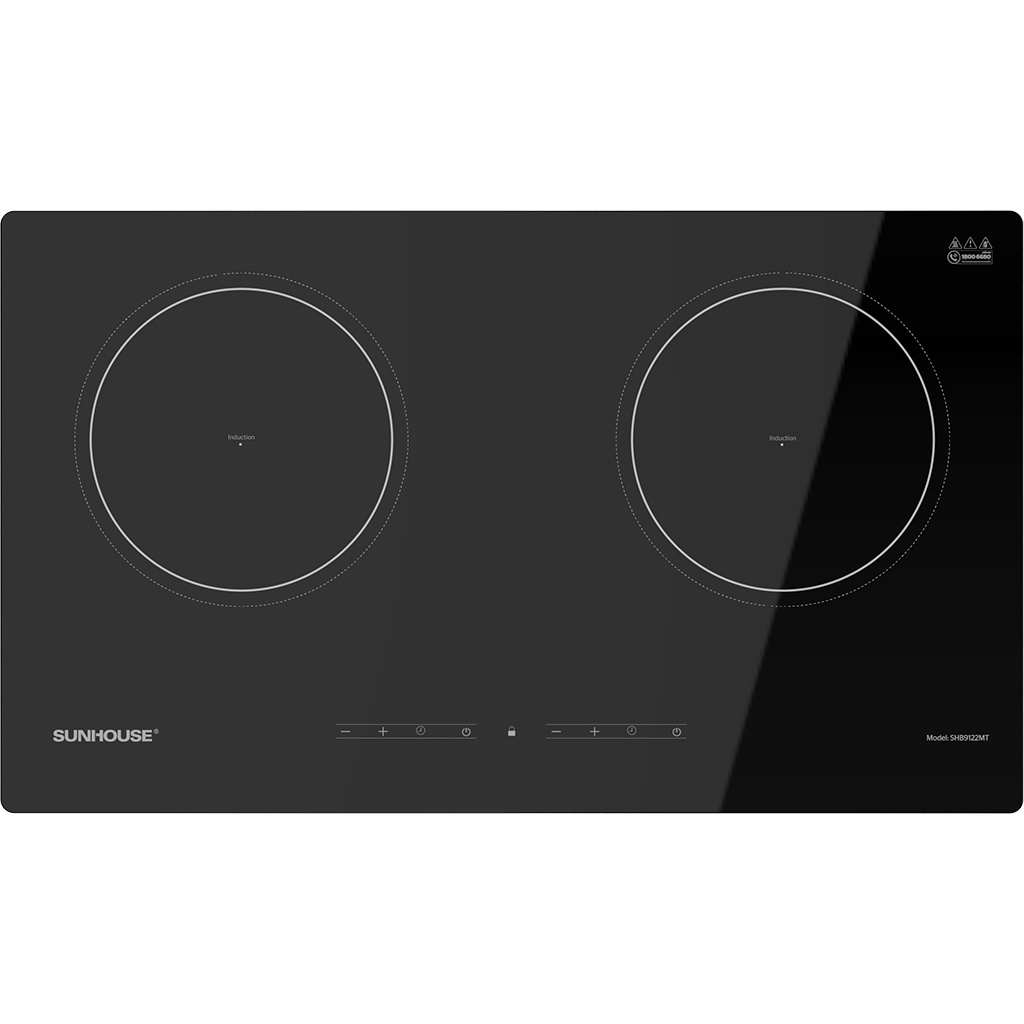Bếp đôi điện từ Sunhouse SHB9122MT
