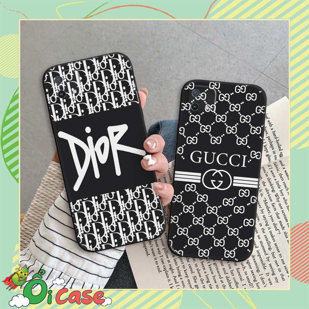 Ốp lưng Oppo A16k silicon thời trang GC DI.OR , ốp TPU dẻo rẻ đẹp