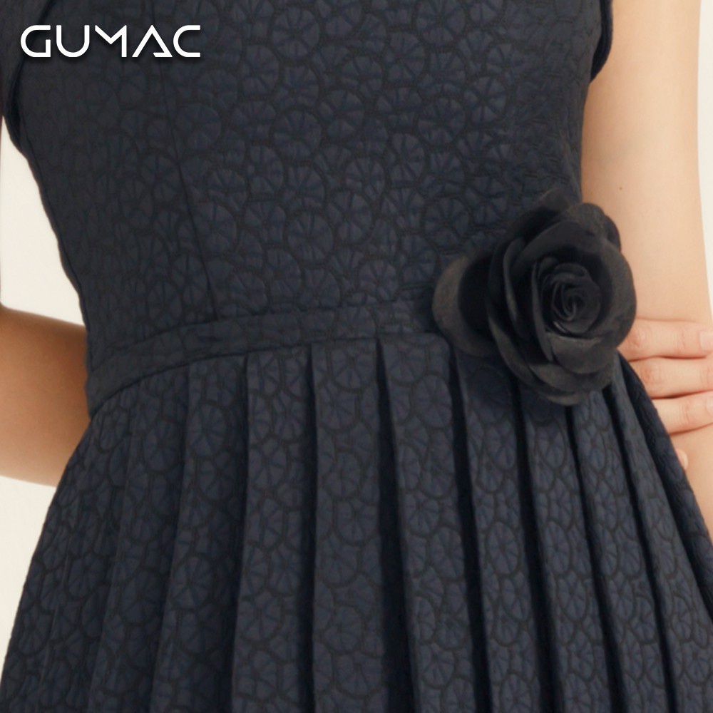 Đầm cao cấp nữ Luxury dập ly GUMAC DVA856