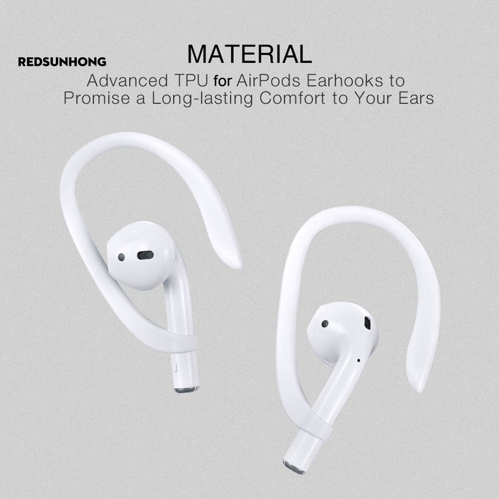 1 Cặp Tai Nghe Bluetooth Móc Vành Tai Chống Rơi Cho Air-pods 1 2