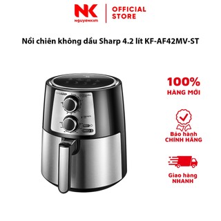 Nồi chiên không dầu sharp 4.2 lít kf-af42mv-st