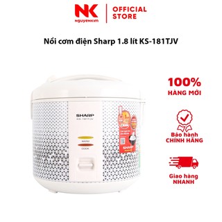 Nồi cơm điện sharp 1.8 lít ks-181tjv