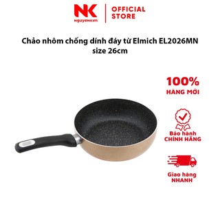 Chảo nhôm chống dính đáy từ Elmich EL2026MN size 26cm