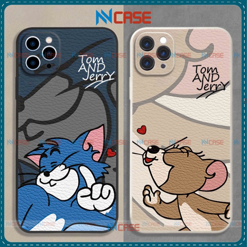 Ốp lưng iphone cặp đôi hoạt hình tom jerry cute ngộ nghĩnh dễ thương đẹp ip 6/6s/7/8/X/XS/11/12/13/14 Pro Plus Max
