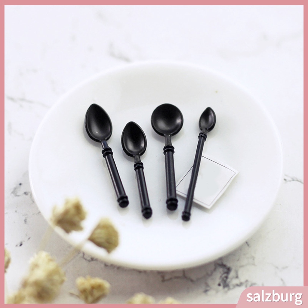 Mô hình muỗng mini bằng hợp kim cho nhà búp bê