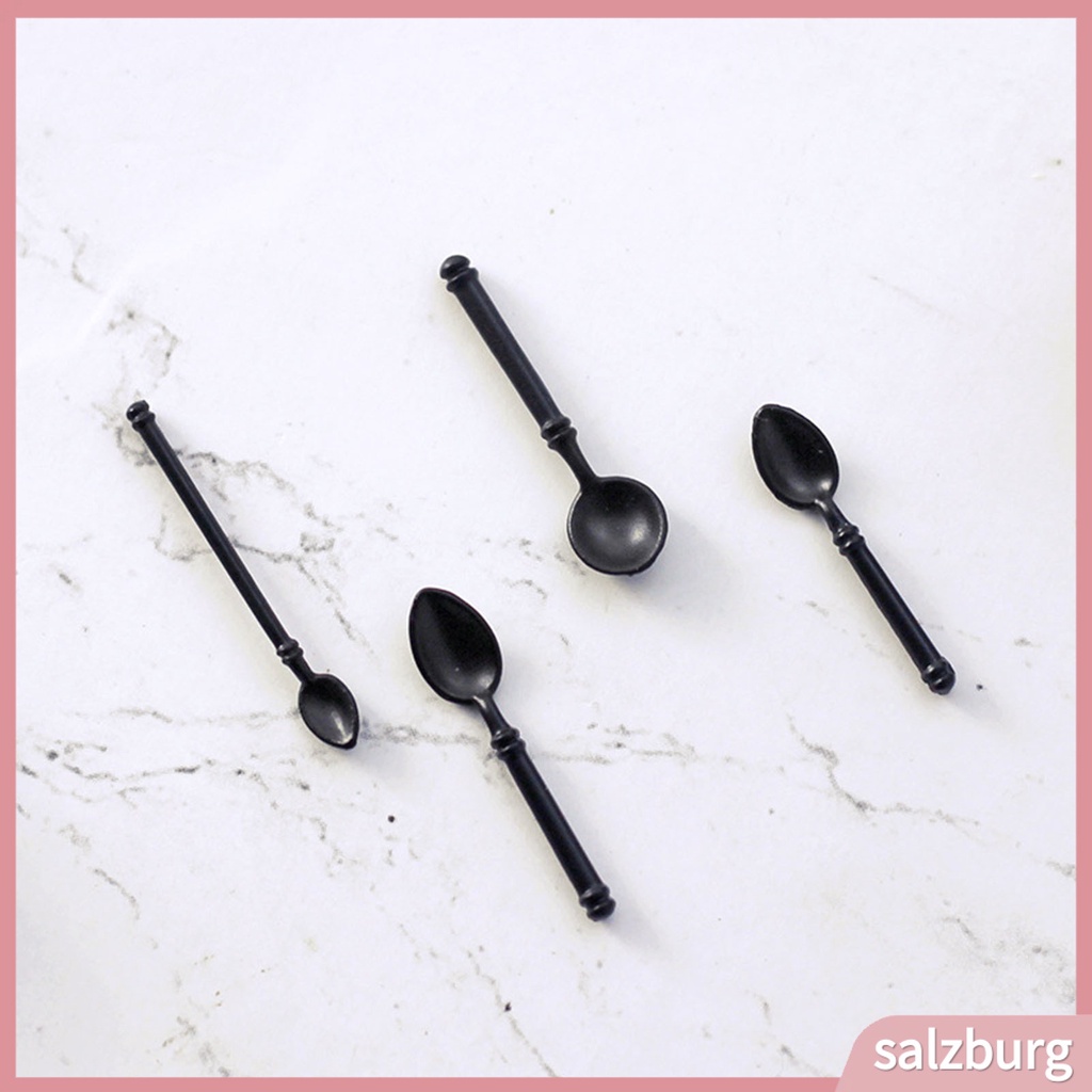 Mô hình muỗng mini bằng hợp kim cho nhà búp bê