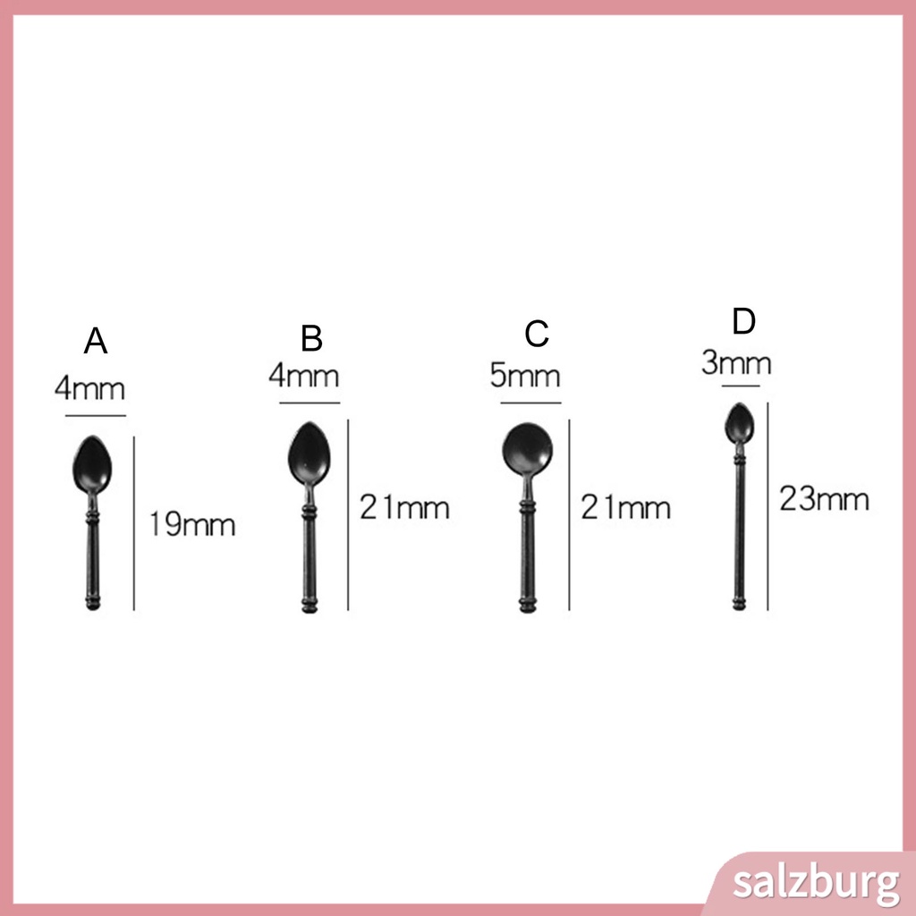 Mô hình muỗng mini bằng hợp kim cho nhà búp bê