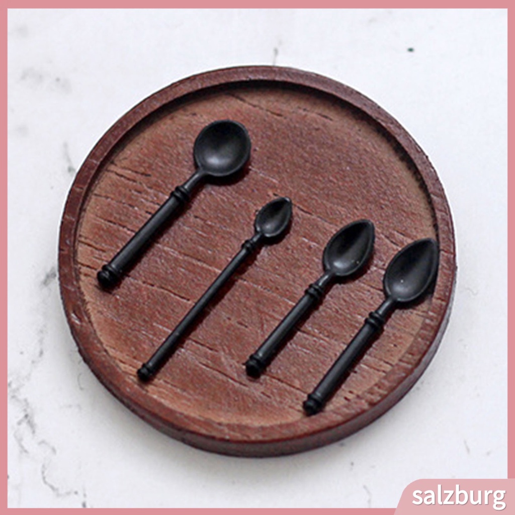 Mô hình muỗng mini bằng hợp kim cho nhà búp bê